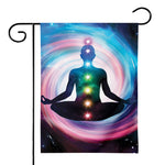 Chakras Of The Universe Print House Flag