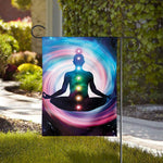 Chakras Of The Universe Print House Flag