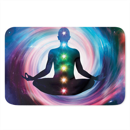 Chakras Of The Universe Print Indoor Door Mat