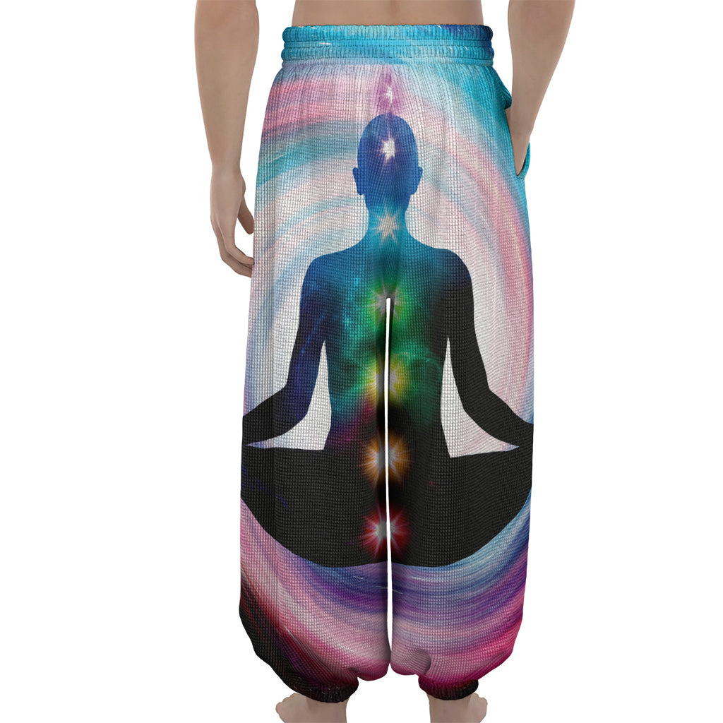 Chakras Of The Universe Print Lantern Pants