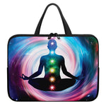 Chakras Of The Universe Print Laptop Sleeve With Handle