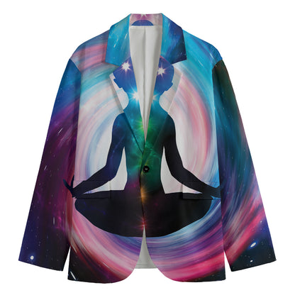 Chakras Of The Universe Print Men's Blazer