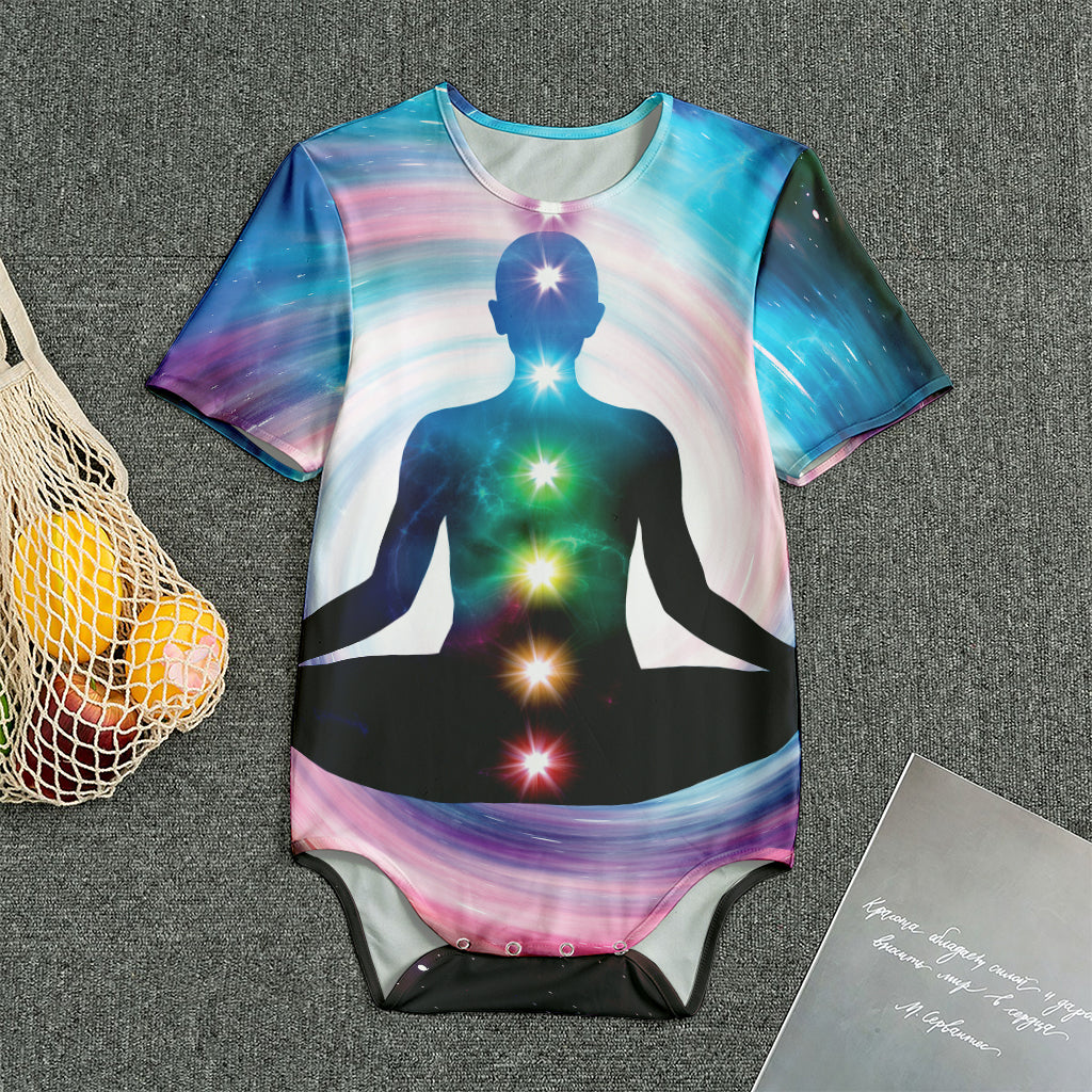 Chakras Of The Universe Print Men's Bodysuit