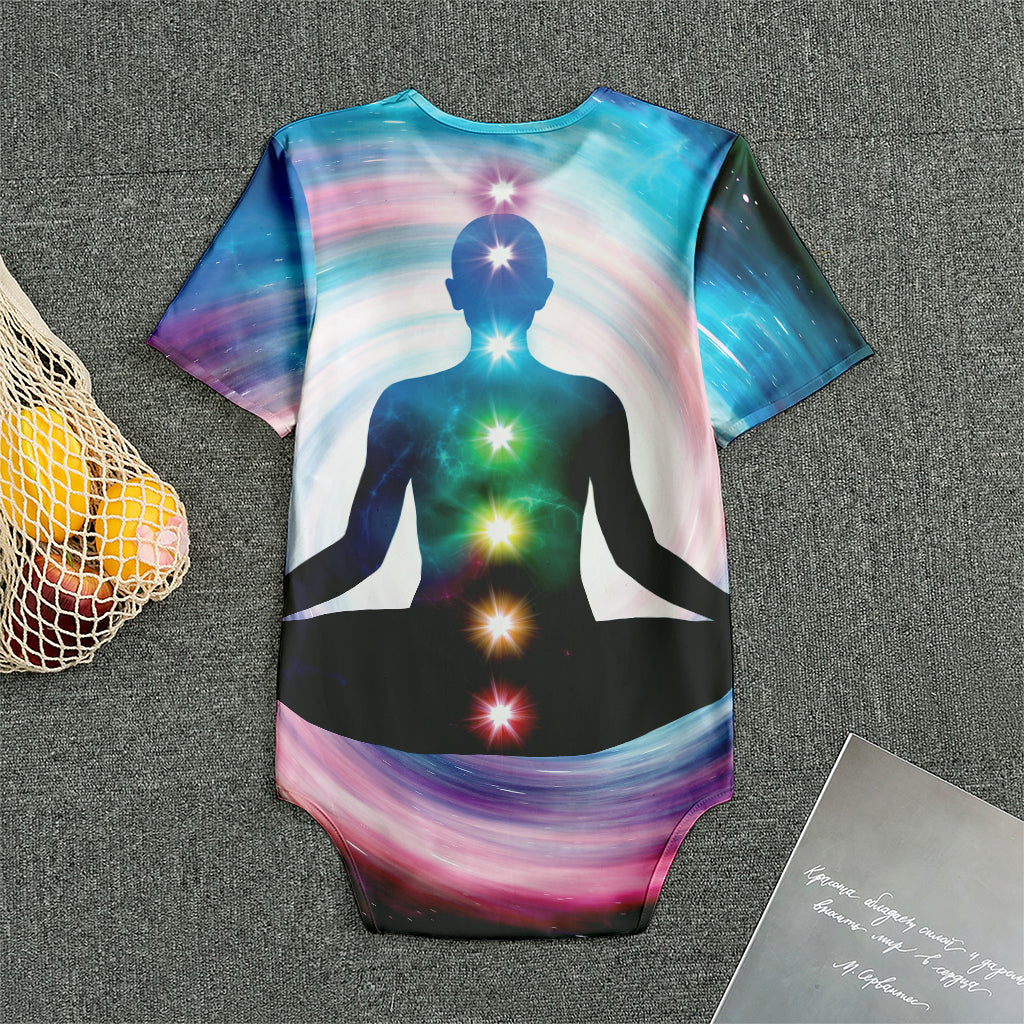 Chakras Of The Universe Print Men's Bodysuit