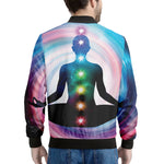 Chakras Of The Universe Print Men's Bomber Jacket