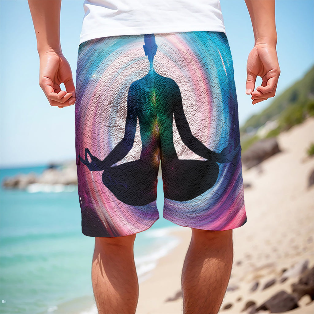 Chakras Of The Universe Print Men's Cargo Shorts
