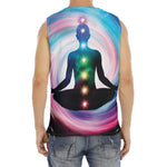Chakras Of The Universe Print Men's Fitness Tank Top