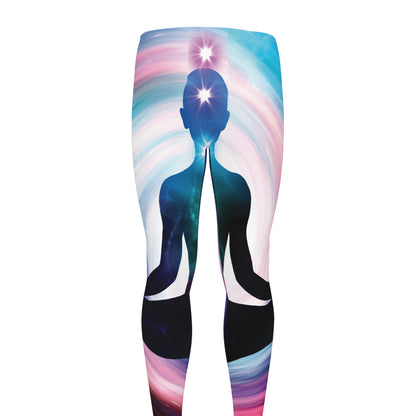 Chakras Of The Universe Print Men's leggings