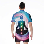 Chakras Of The Universe Print Men's Rompers