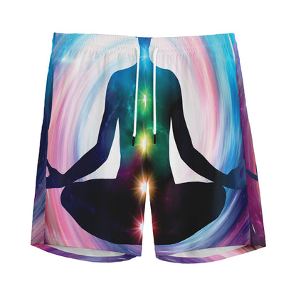 Chakras Of The Universe Print Men's Sports Shorts