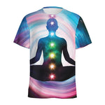 Chakras Of The Universe Print Men's Sports T-Shirt