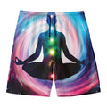 Chakras Of The Universe Print Men's Swim Trunks