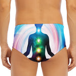 Chakras Of The Universe Print Men's Triangle Swim Briefs