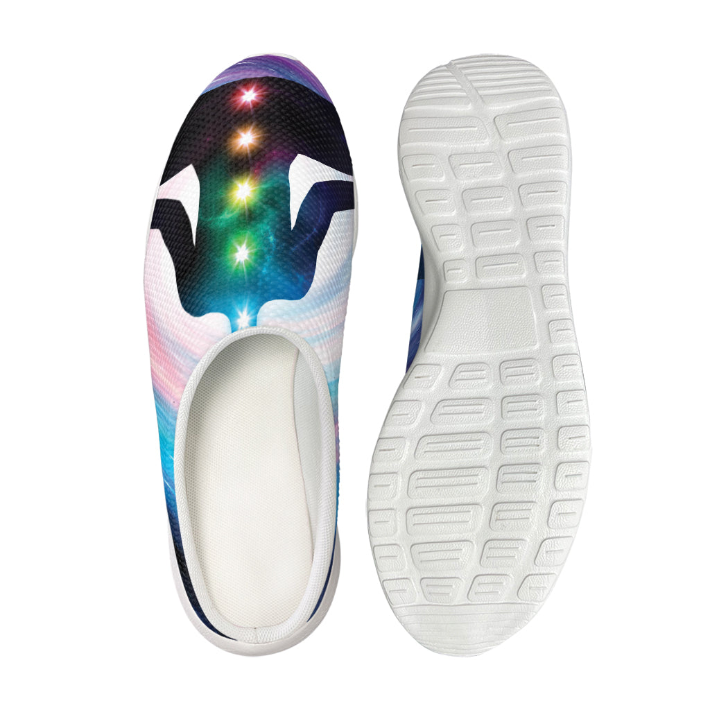 Chakras Of The Universe Print Mesh Casual Shoes