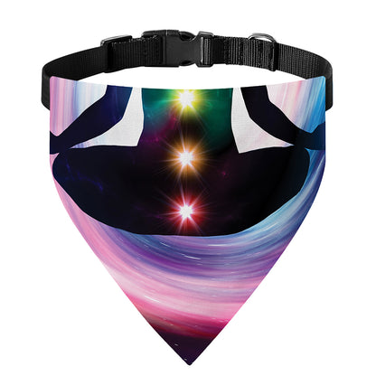 Chakras Of The Universe Print Over The Collar Dog Bandana