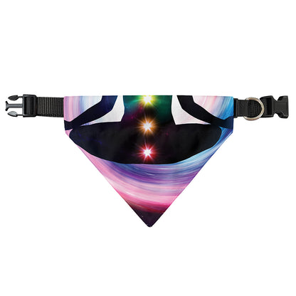 Chakras Of The Universe Print Over The Collar Dog Bandana