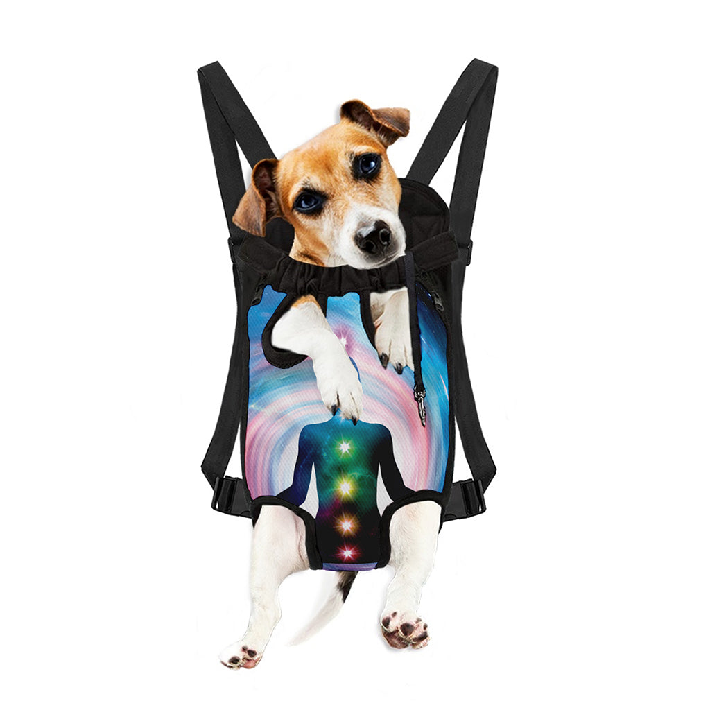 Chakras Of The Universe Print Pet Carrier Backpack
