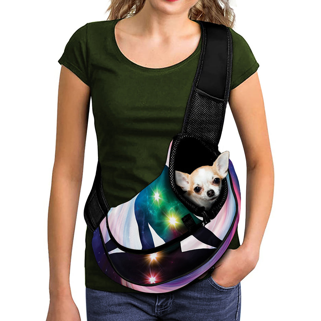 Chakras Of The Universe Print Pet Sling Carrier