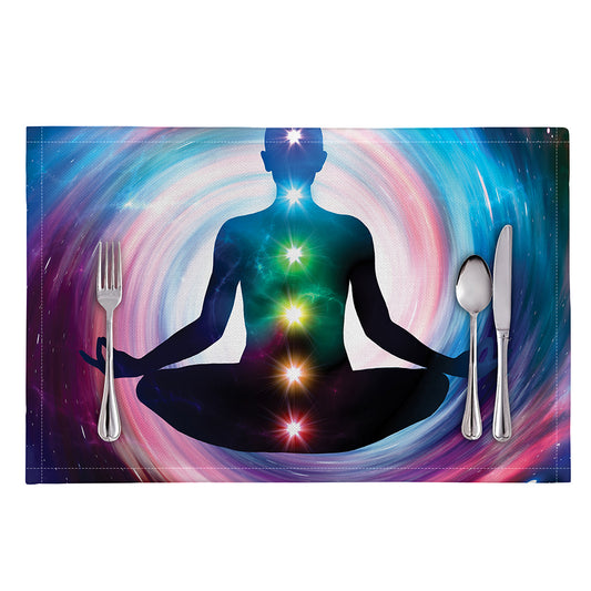 Chakras Of The Universe Print Placemat