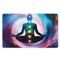 Chakras Of The Universe Print Polyester Doormat
