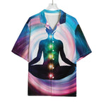 Chakras Of The Universe Print Rayon Hawaiian Shirt
