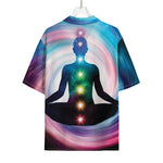 Chakras Of The Universe Print Rayon Hawaiian Shirt