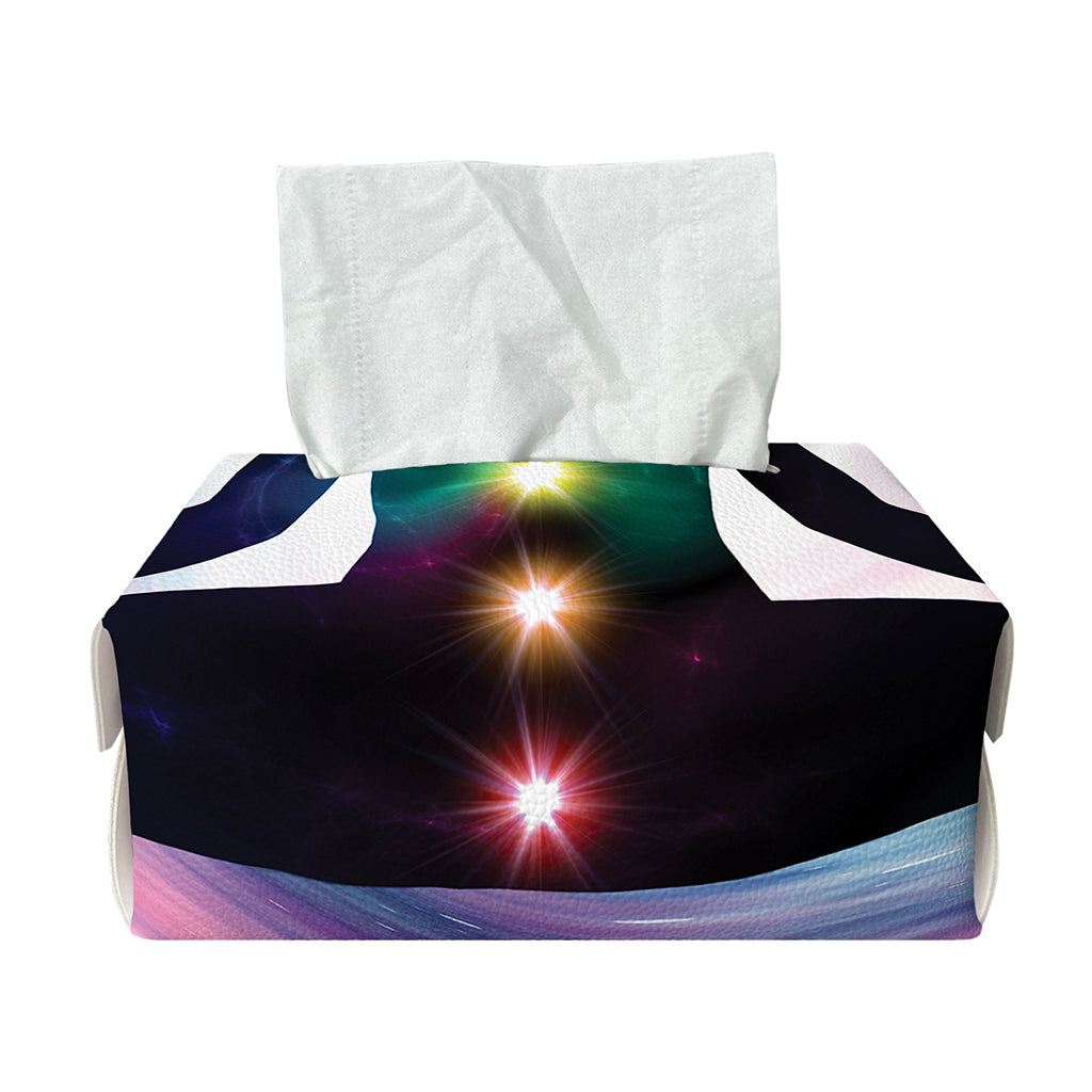 Chakras Of The Universe Print Rectangle Tissue Box Cover