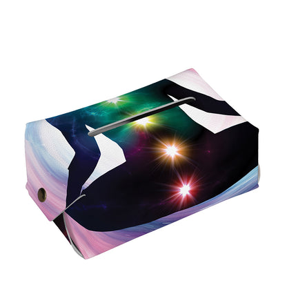 Chakras Of The Universe Print Rectangle Tissue Box Cover