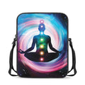 Chakras Of The Universe Print Rectangular Crossbody Bag
