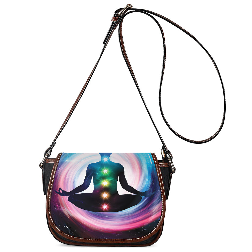 Chakras Of The Universe Print Saddle Bag