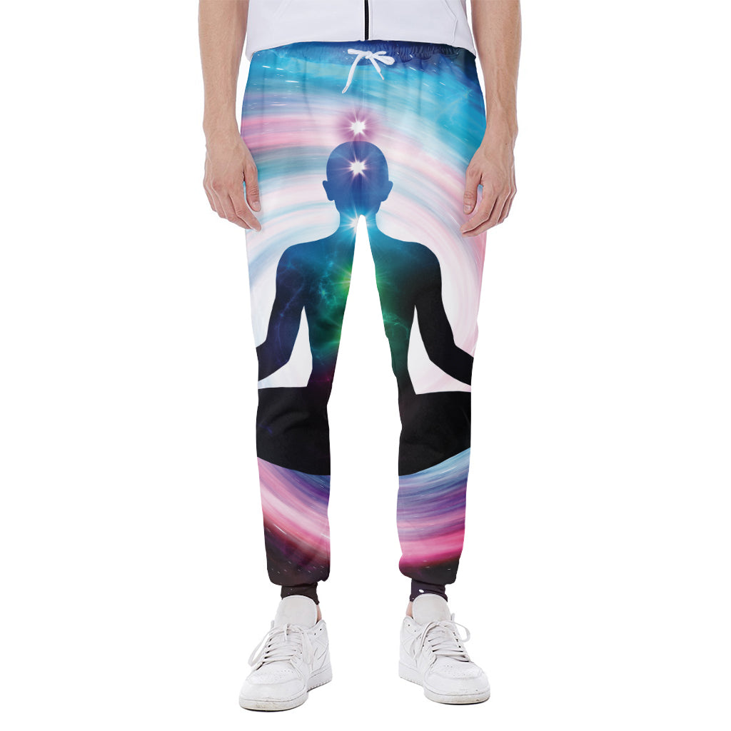 Chakras Of The Universe Print Scuba Joggers