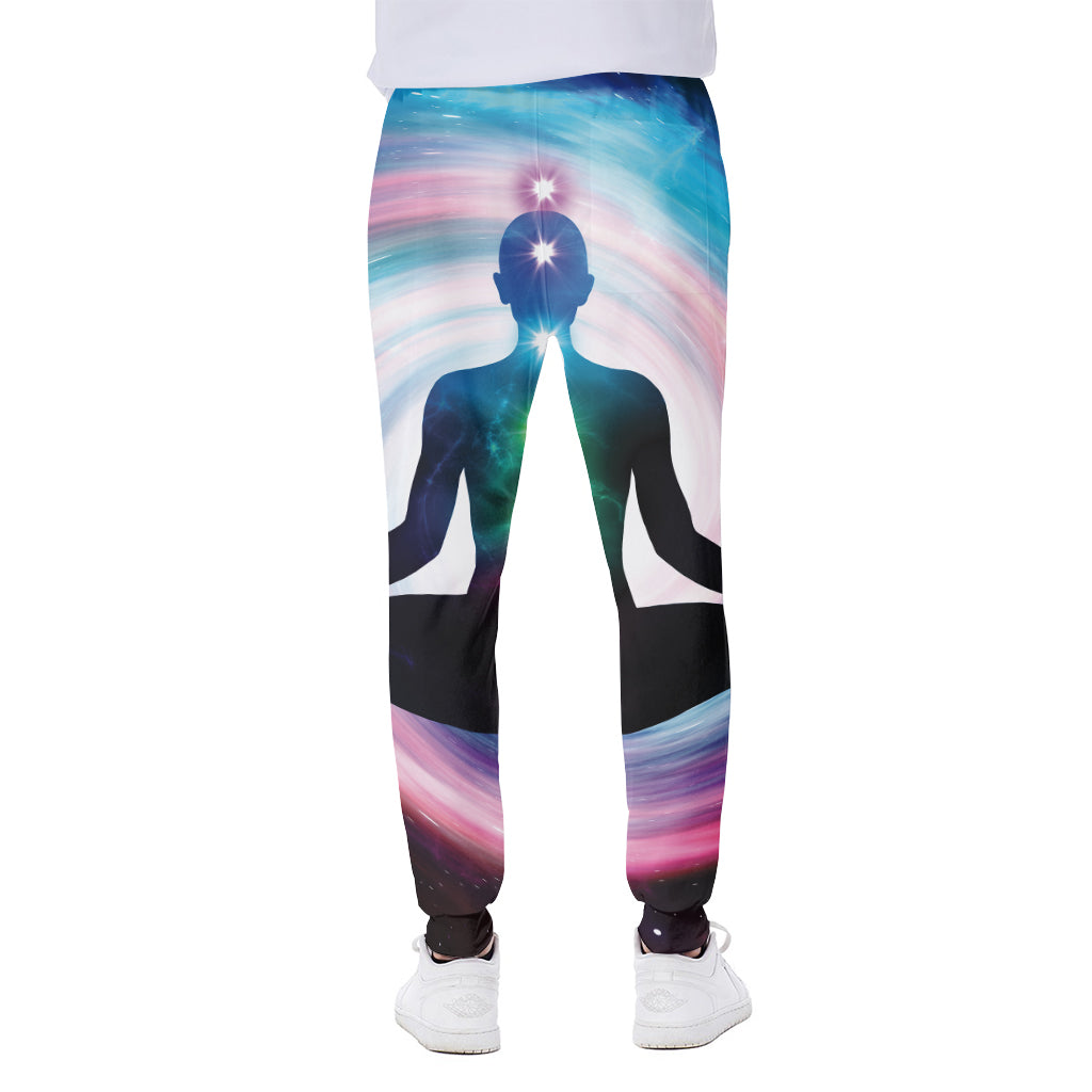 Chakras Of The Universe Print Scuba Joggers