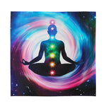 Chakras Of The Universe Print Silk Bandana