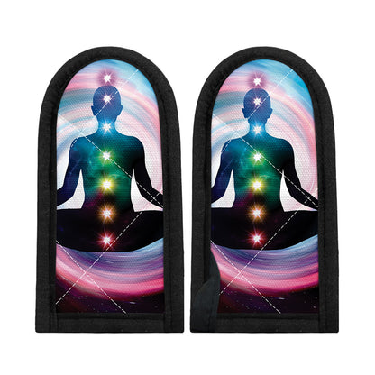 Chakras Of The Universe Print Skillet Handle Cover