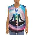 Chakras Of The Universe Print Sleeveless Baseball Jersey