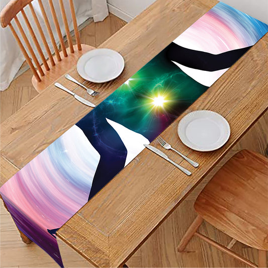 Chakras Of The Universe Print Table Runner
