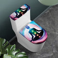 Chakras Of The Universe Print Toilet Lid And Tank Cover Set