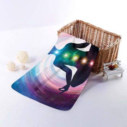 Chakras Of The Universe Print Towel