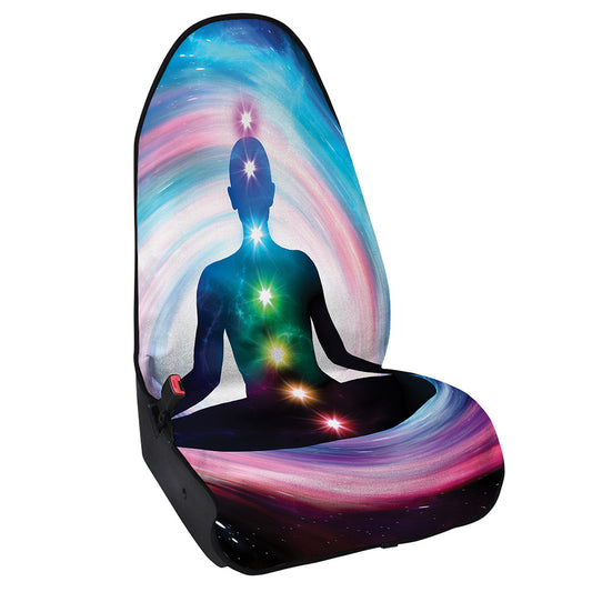 Chakras Of The Universe Print Waterproof Car Seat Cover