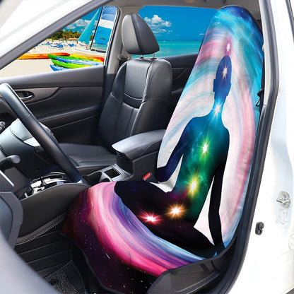 Chakras Of The Universe Print Waterproof Car Seat Cover