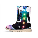Chakras Of The Universe Print Winter Boots