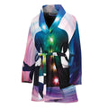 Chakras Of The Universe Print Women's Bathrobe