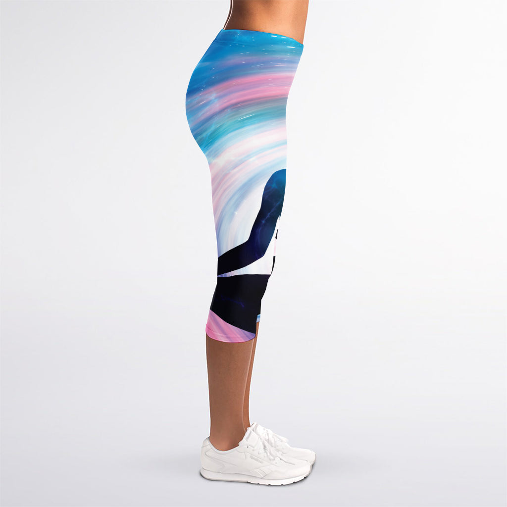 Chakras Of The Universe Print Women's Capri Leggings