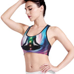 Chakras Of The Universe Print Women's Sports Bra