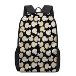 Champignon Mushroom Pattern Print 17 Inch Backpack