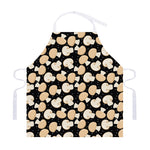 Champignon Mushroom Pattern Print Adjustable Apron