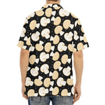 Champignon Mushroom Pattern Print Aloha Shirt