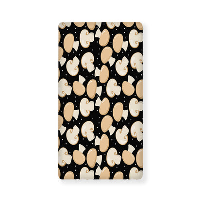Champignon Mushroom Pattern Print Baby Crib Sheet