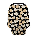 Champignon Mushroom Pattern Print Baby Seat Cover