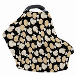 Champignon Mushroom Pattern Print Baby Seat Cover